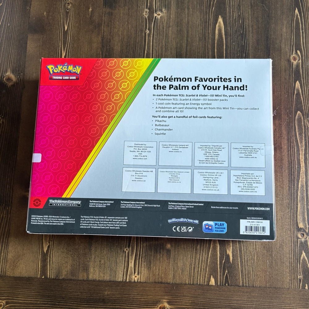 Pokémon 151 5 Mini Tin Set (MEOWTH) with 4 Promo Cards SEALED BOX - Picture 9 of 15